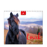 Lovak, fekvő asztali naptár DL Lovak, fekvő asztali naptár DL