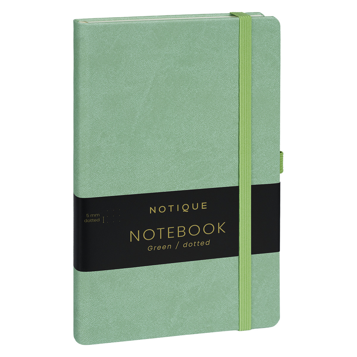 Notique, keménytáblás pontozott notesz, Green, 13x21 cm Notique, keménytáblás pontozott notesz, Green, 13x21 cm