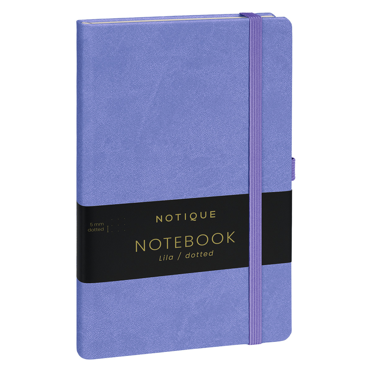 Notique, keménytáblás pontozott notesz, Lila, 13x21 cm Notique, keménytáblás pontozott notesz, Lila, 13x21 cm