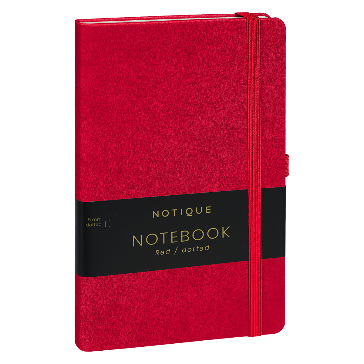 Notique, keménytáblás pontozott notesz, Red, 13x21 cm Notique, keménytáblás pontozott notesz, Red, 13x21 cm
