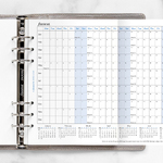 Filofax Naptárbetét Éves Horizontális A5 Fehér 2028