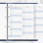 Filofax Naptárbetét Éves Vertikális A4 Fehér 2028