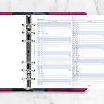 Filofax Naptárbetét Éves Vertikális Personal Fehér 2028