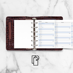 Filofax Naptárbetét Éves Vertikális Pocket Fehér 2028