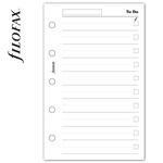 Filofax Tennivalók lista Mini Fehér