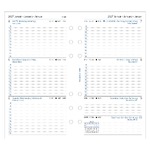 Filofaxhoz Naptárbetét Heti 1 hét / 2 oldal Magyar (H-GB-D) Personal Fehér 2027