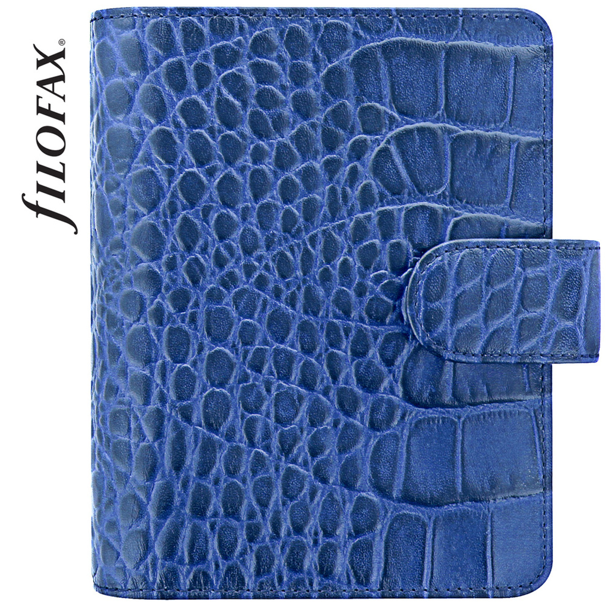 Filofax Classic Croc Pocket, Indigo