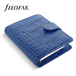 Filofax Classic Croc Pocket, Indigo