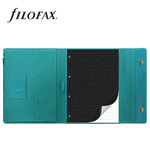 Filofax Tablet Case Borító Extra nagy Saffiano Mappa Rejtett mágnes Mappa, Aquamarine