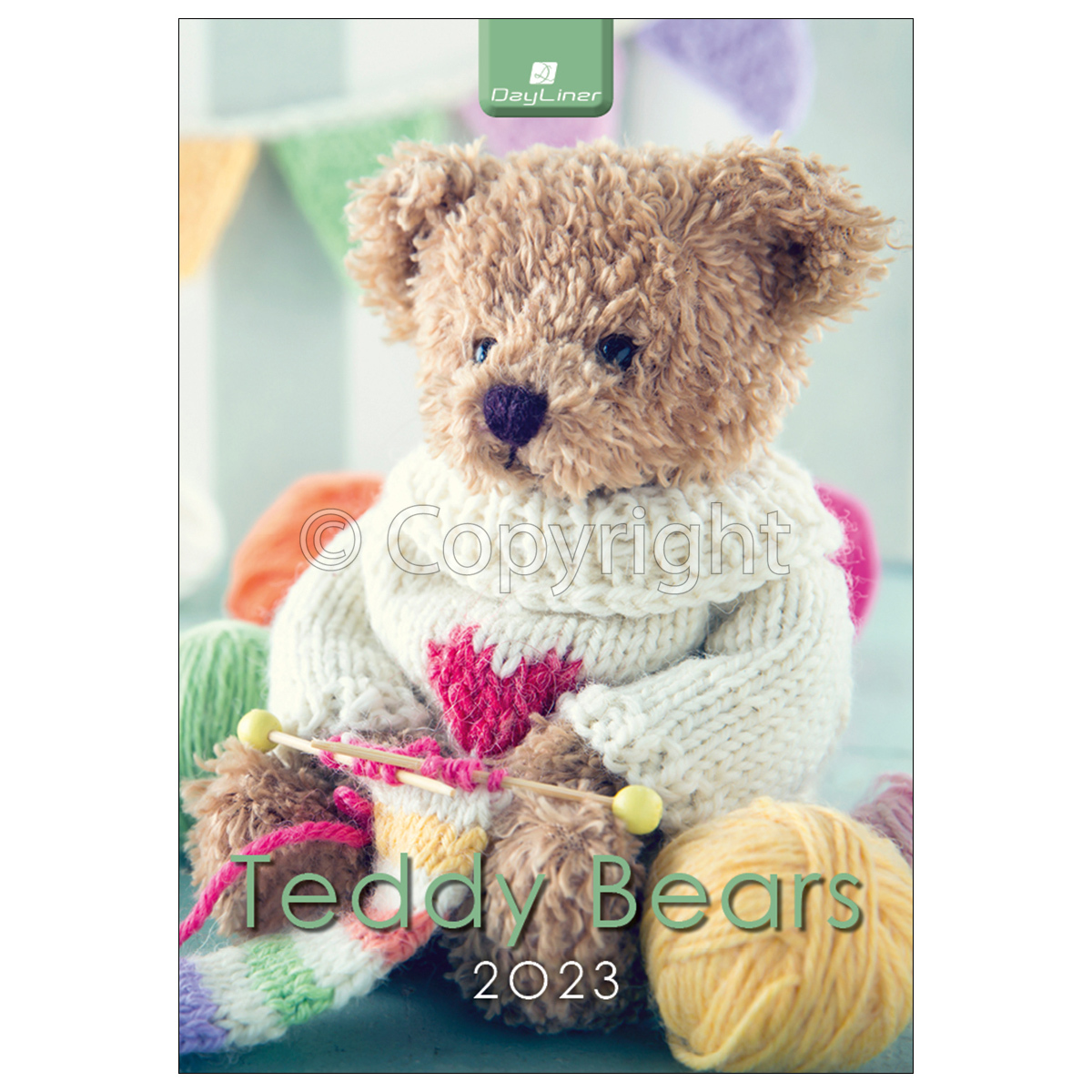 Teddy Bears B4, képes falinaptár 2023