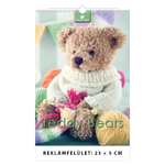 Teddy Bears B4, képes falinaptár 2023