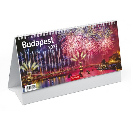 Budapest, képes álló papírtáblás asztali naptár T066