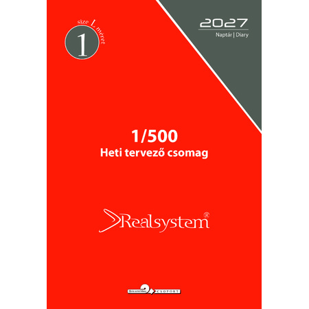 2027 évi, heti beosztású éves utántöltő csomag - RS500L, Krém (Chamois)