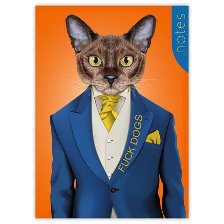 Colors notes, A5 Vonalas jegyzet, Mr. Cat