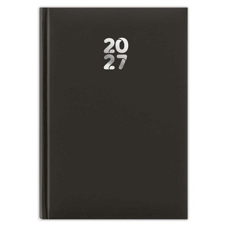 Pannon, A5 napi beosztású agenda, Fekete