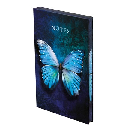 404 Notes found, A5 jegyzetfüzet élfestéssel, Butterfly Blue