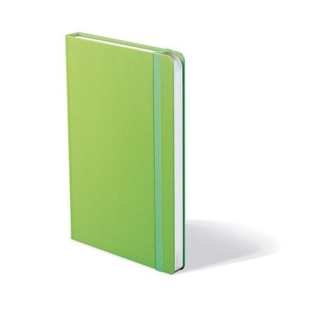 Notebook Rainbow, A5 keskenyített vonalas jegyzetfüzet, Zöld