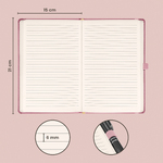 Aprint, vonalas notesz, Neo Pink, 15x21 cm Aprint, vonalas notesz, Neo Pink, 15x21 cm