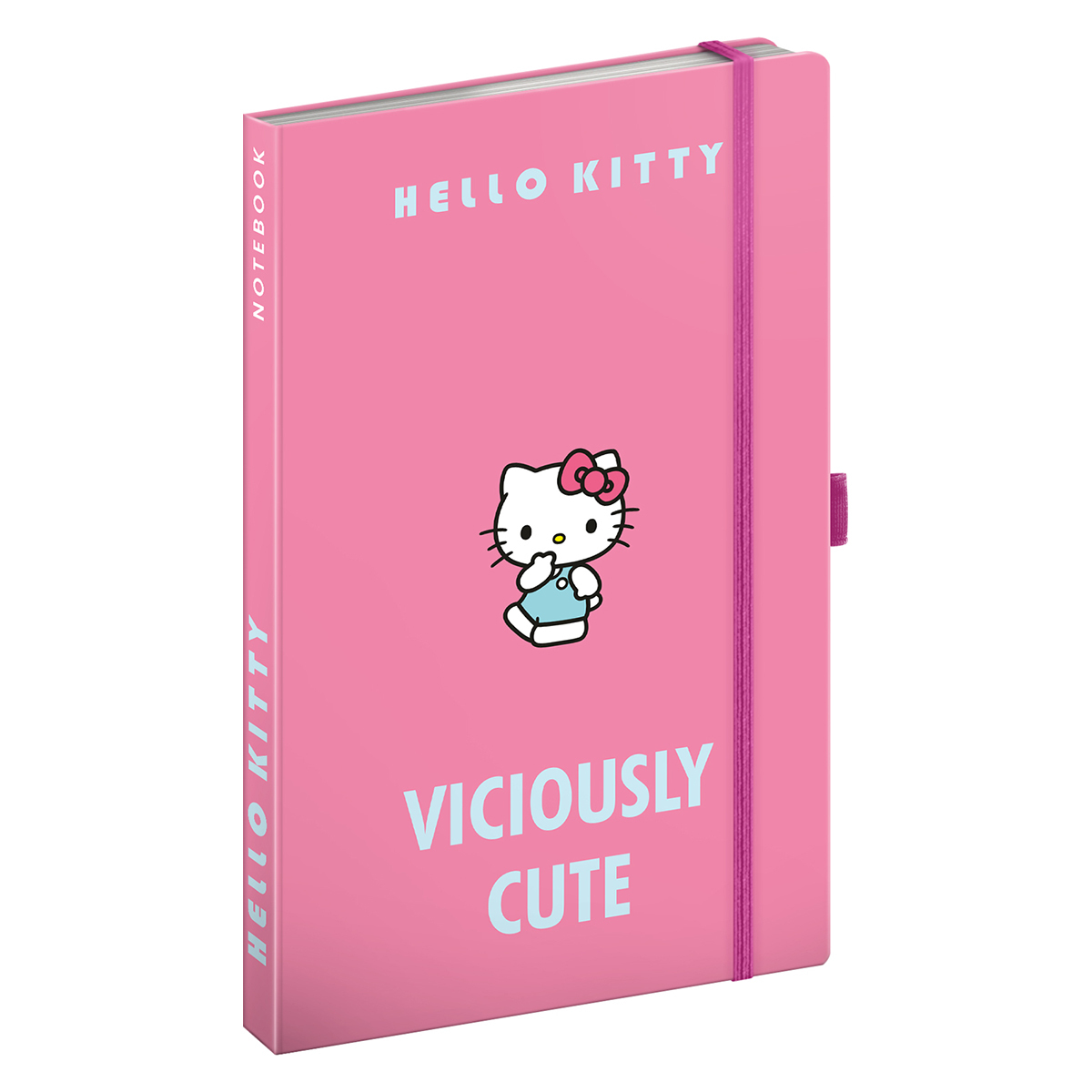 Hello Kitty, keménytáblás vonalas notesz, 13x21 cm Hello Kitty, keménytáblás vonalas notesz, 13x21 cm