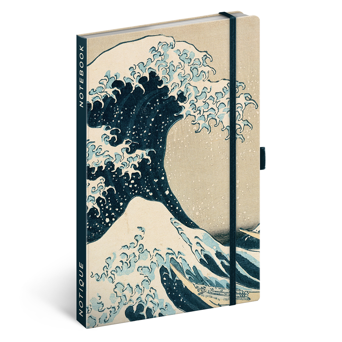 Katsushika Hokusai, keménytáblás vonalas notesz, 13x21 cm Katsushika Hokusai, keménytáblás vonalas notesz, 13x21 cm