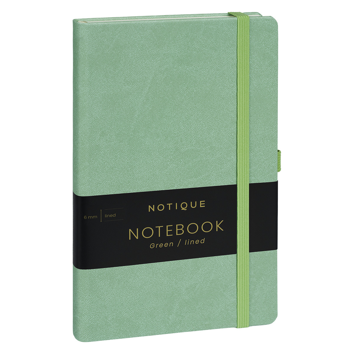 Notique, keménytáblás vonalas notesz, Green, 13x21 cm Notique, keménytáblás vonalas notesz, Green, 13x21 cm