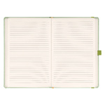 Notique, keménytáblás vonalas notesz, Green, 13x21 cm Notique, keménytáblás vonalas notesz, Green, 13x21 cm
