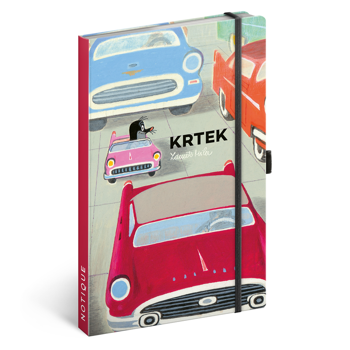 The Little Mole and the Car, keménytáblás vonalas notesz, 13x21 cm The Little Mole and the Car, keménytáblás vonalas notesz, 13x21 cm
