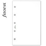 Filofax Jegyzetlapok Üres Mini Fehér