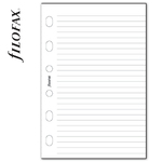 Filofax Jegyzetlapok Vonalas Pocket Fehér