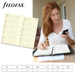 Filofax Kontakt lista (Név / Cím / Telefon / Email / Fax / Mobil) Personal Krém
