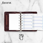 Filofax Naptárbetét Éves Vertikális Pocket Fehér 2023