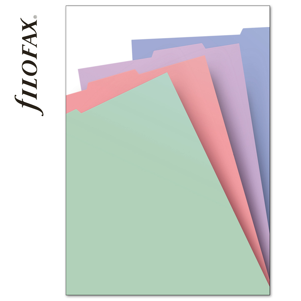 Filofax Notebook Elválasztó lapok Bianco Classic Pastel A4
