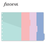 Filofax Notebook Elválasztó lapok Bianco Classic Pastel A5