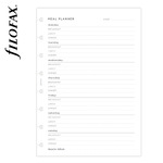 Filofax Notebook Lifestyle tervező Étkezés A5 Minimal Fehér