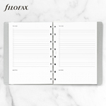 Filofax Notebook Lifestyle tervező Tennivalók lista A5 Minimal fehér
