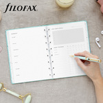 Filofax Notebook Lifestyle tervező Wellness A5 Minimal Fehér