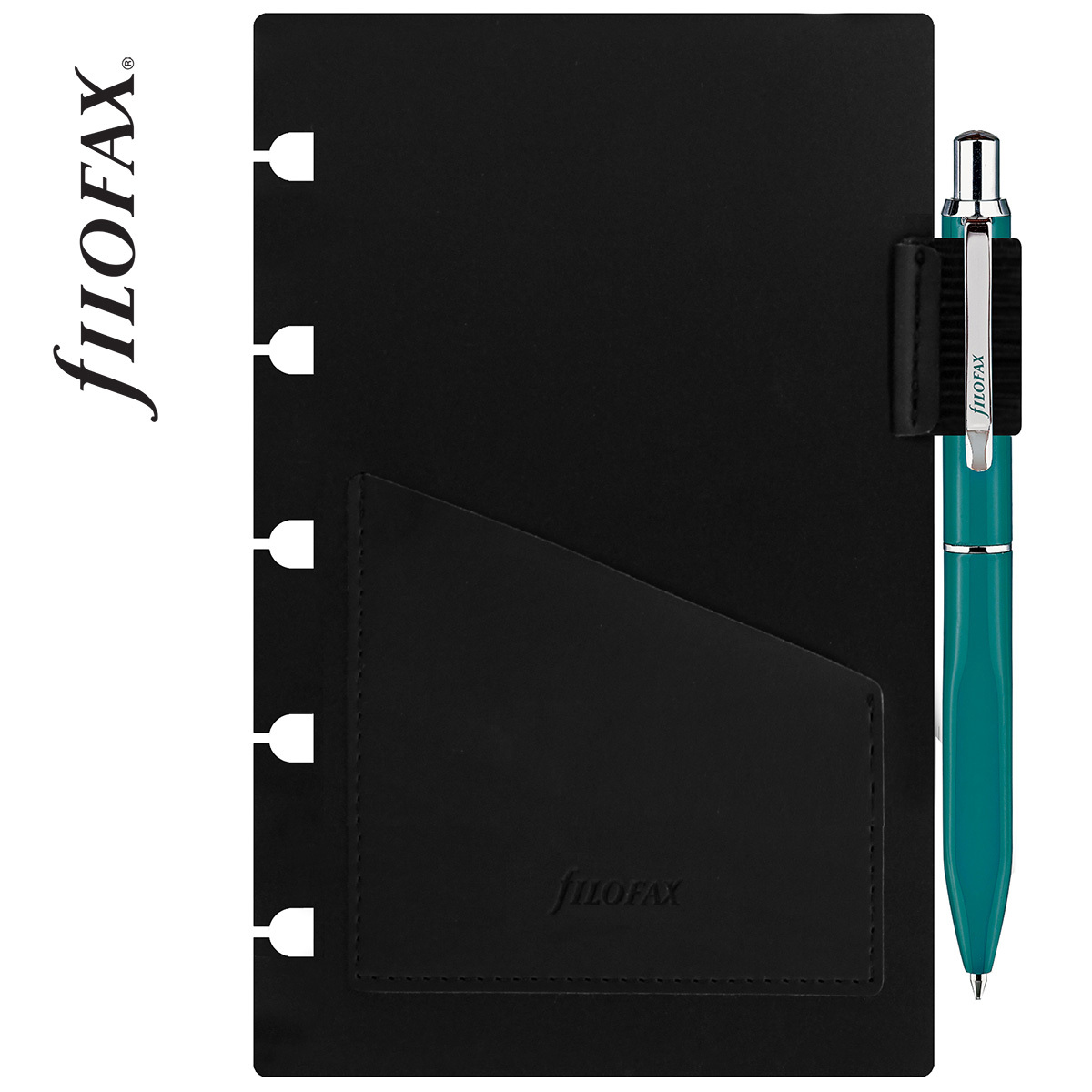 Filofax Notebook Tolltartó + toll Pocket Aqua
