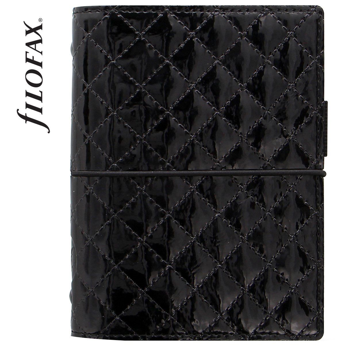 Filofax Domino Luxe Pocket Fekete