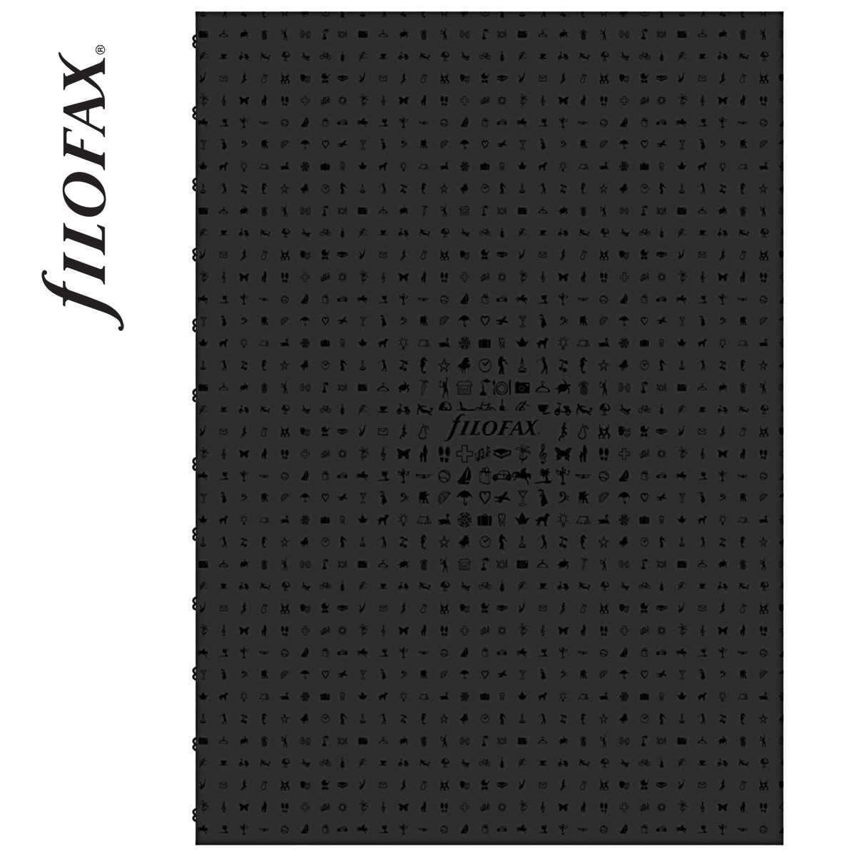 Filofax Notebook Icon A4 Fekete