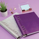 Filofax Clipbook Saffiano Mettalic A5 Lila Filofax Clipbook Saffiano Mettalic A5 Lila