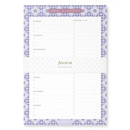 Filofax Jegyzettömb Mediterranean étkezés tervező, mágneses