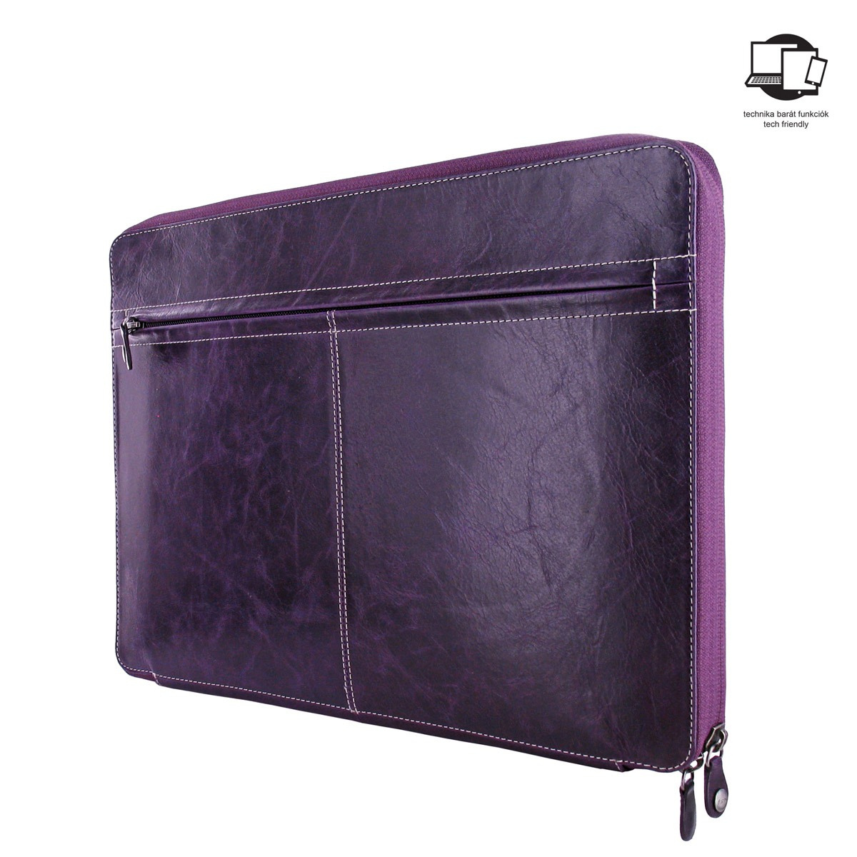 Filofax Malden Kézitáska A4 Zip Lila Filofax Malden Kézitáska A4 Zip Lila