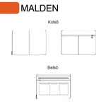 Filofax Malden Kézitáska A4 Zip Lila Filofax Malden Kézitáska A4 Zip Lila