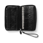 Filofax Malden Personal Compact Zip csuklópánttal Fekete Modular Filofax Malden Personal Compact Zip csuklópánttal Fekete Modular