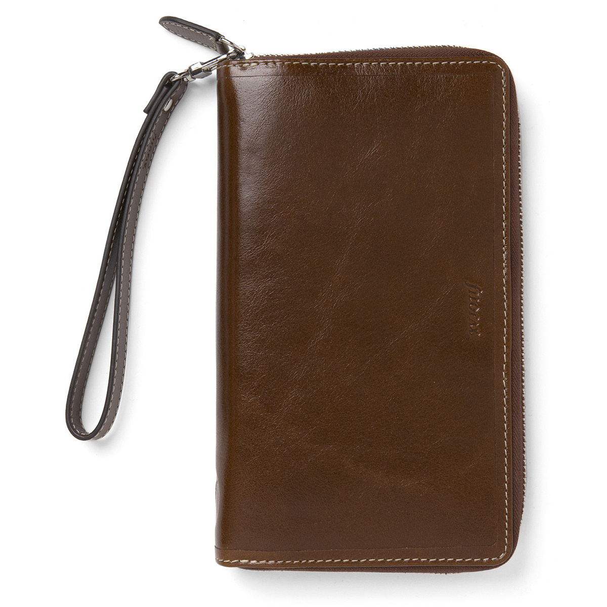 Filofax Malden Personal Compact Zip csuklópánttal Okker Modular Filofax Malden Personal Compact Zip csuklópánttal Okker Modular