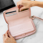 Filofax Malden Personal Compact Zip csuklópánttal Pink Modular Filofax Malden Personal Compact Zip csuklópánttal Pink Modular