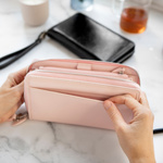 Filofax Malden Personal Compact Zip csuklópánttal Pink Modular Filofax Malden Personal Compact Zip csuklópánttal Pink Modular