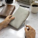 Filofax Malden Personal Compact Zip csuklópánttal Szürke Modular Filofax Malden Personal Compact Zip csuklópánttal Szürke Modular