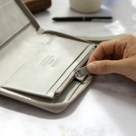 Filofax Malden Personal Compact Zip csuklópánttal Szürke Modular Filofax Malden Personal Compact Zip csuklópánttal Szürke Modular