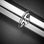 Filofax Microfiber Mappa A4 Zip Fogantyúval Fekete